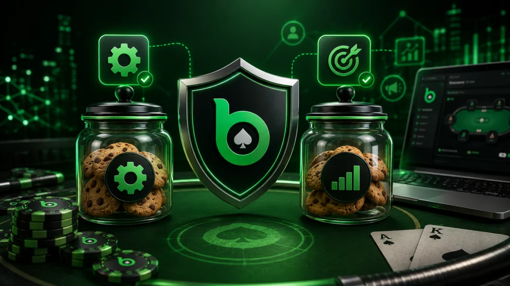 BC Poker cookie categories necessary and performance
